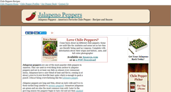 Desktop Screenshot of jalapenopepperrecipes.com